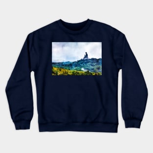 Tian Tan Buddha Lantau Island Crewneck Sweatshirt